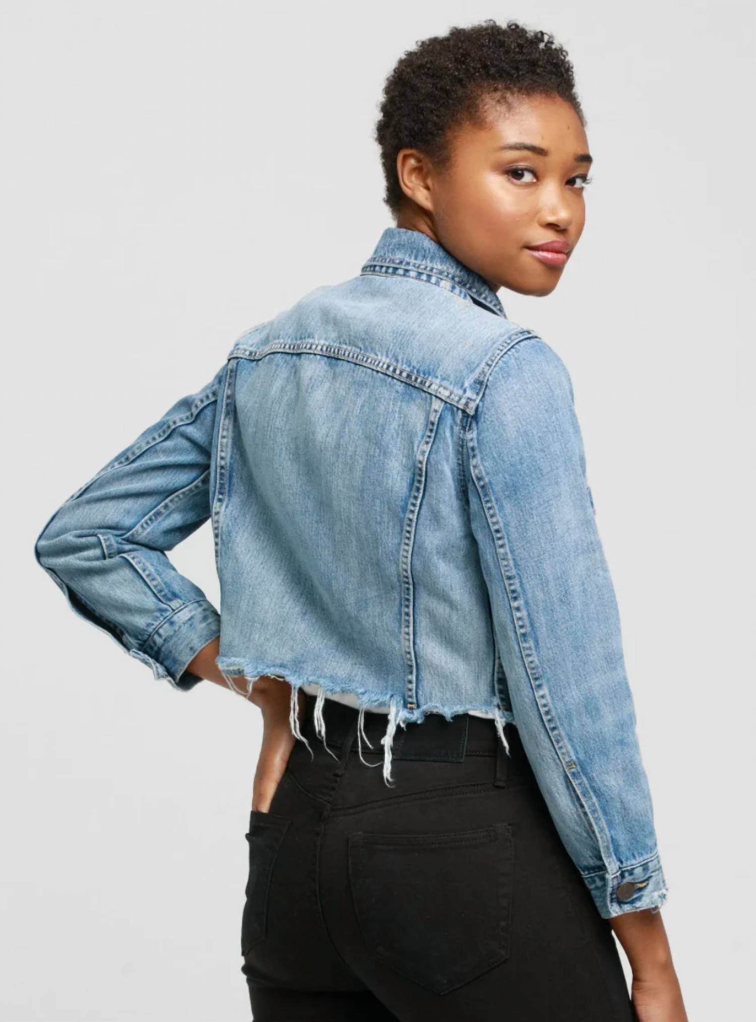 Able - Naibi Cropped Denim Jacket
