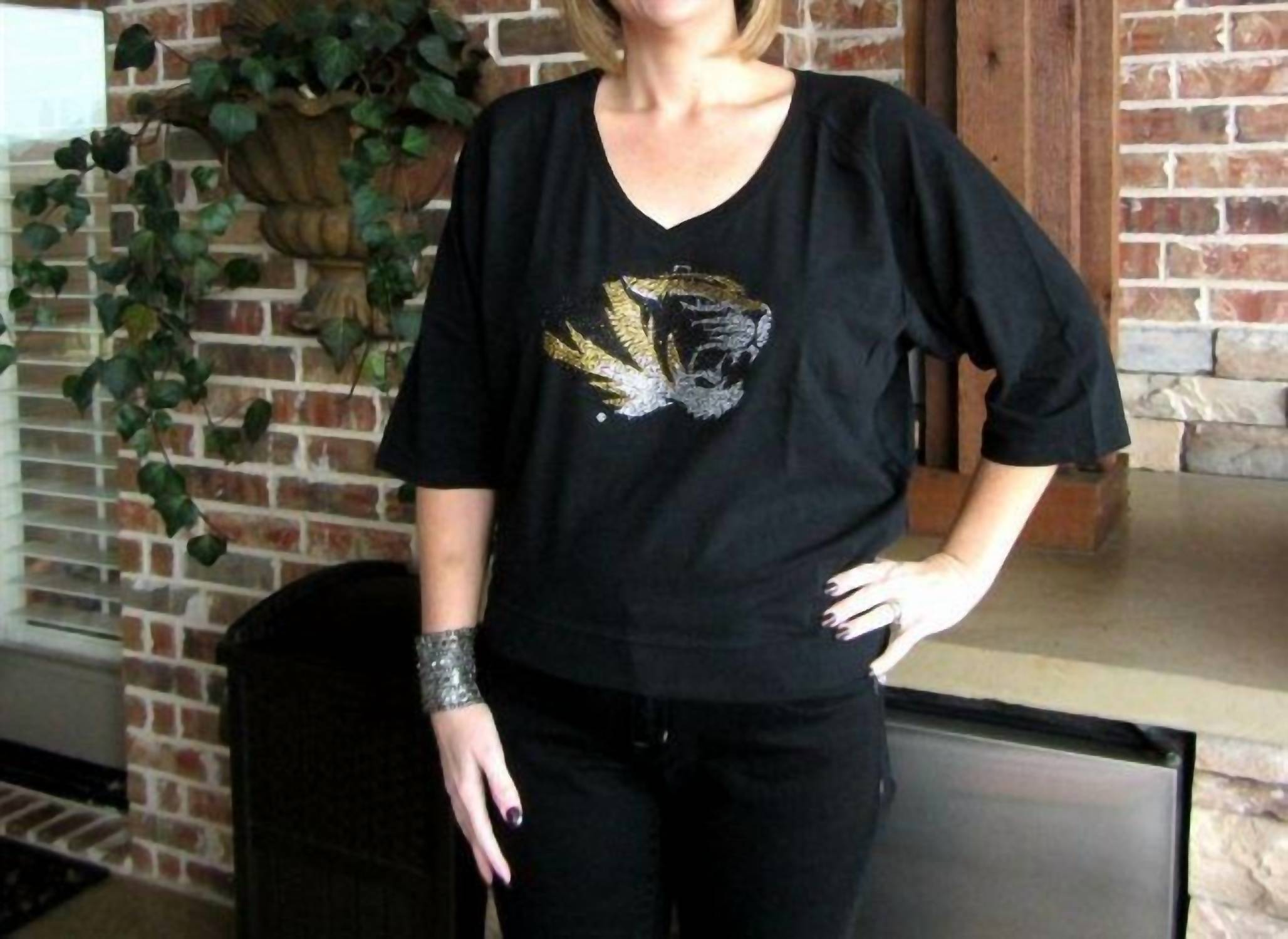 Emerson Street Clothing Co. - University of Missouri Jewel Raglan Top