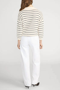Frame - Striped Easy Pullover