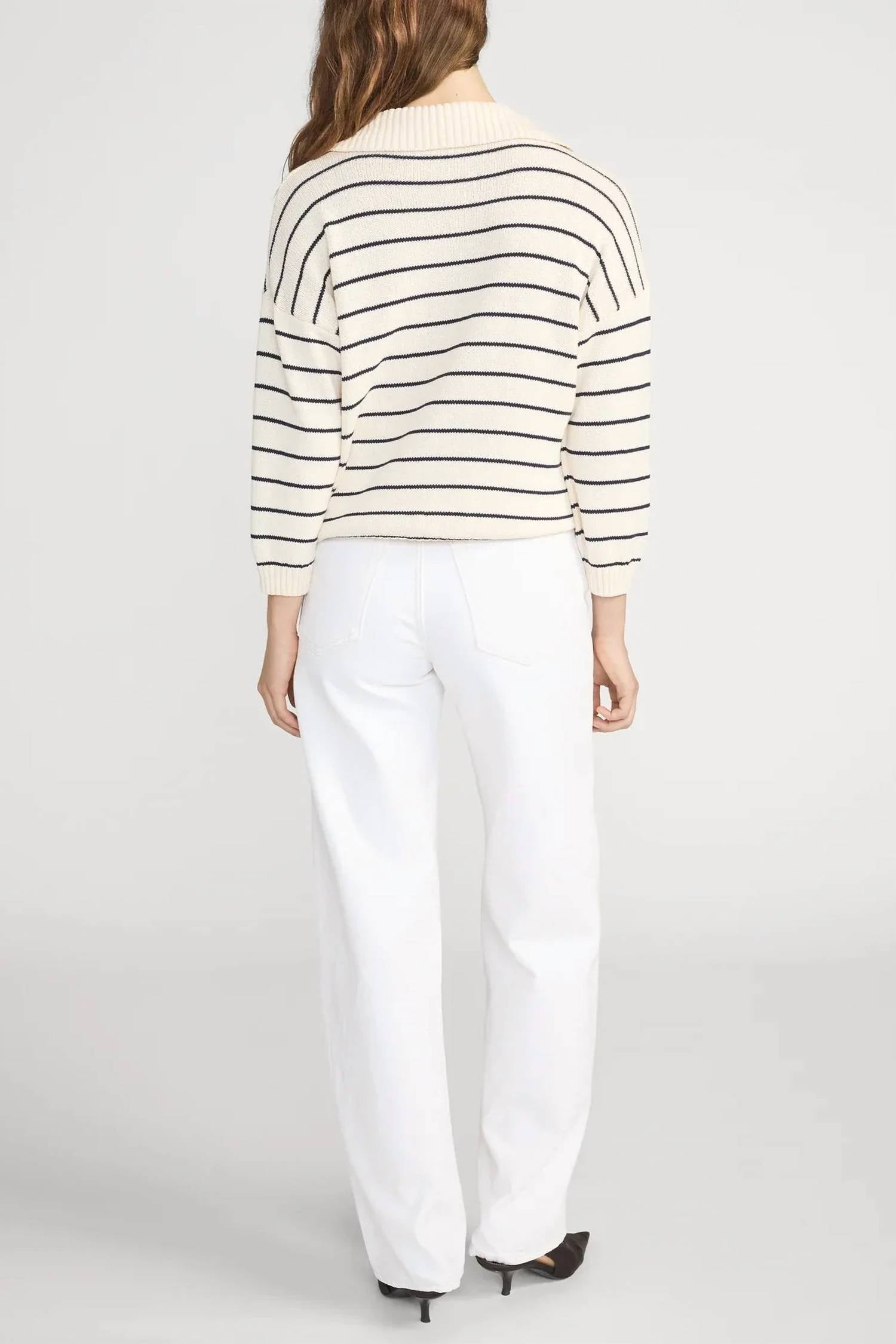 Frame - Striped Easy Pullover