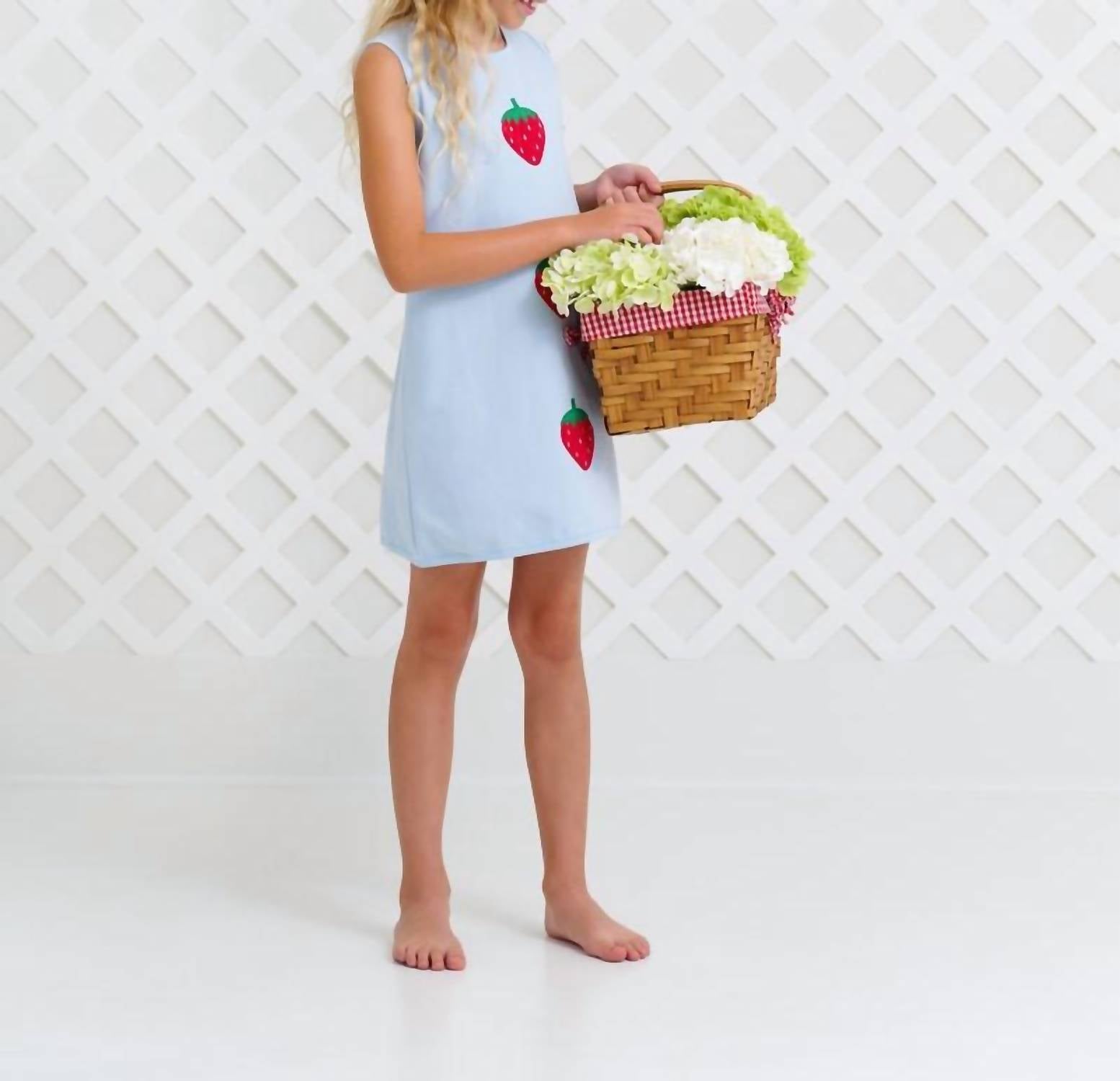 The Beaufort Bonnet Company - Strawberry Annie Apron Dress