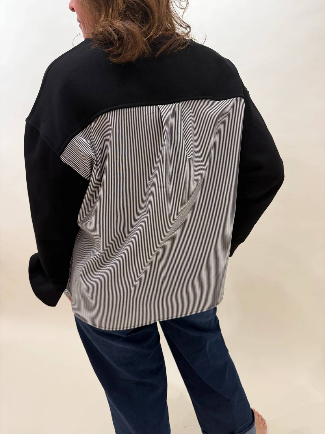 Elan - Layered-look Crewneck Sweater