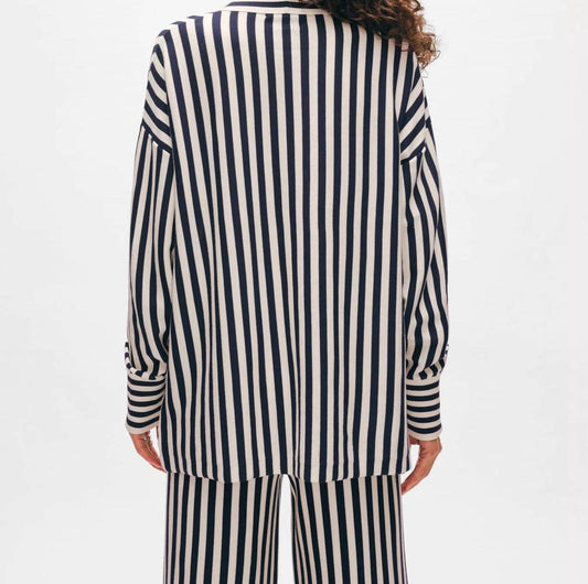 White + Warren - Superfine Striped Shirt