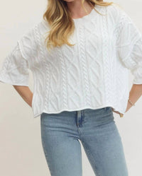 Entro - Textured Treasure Sweater