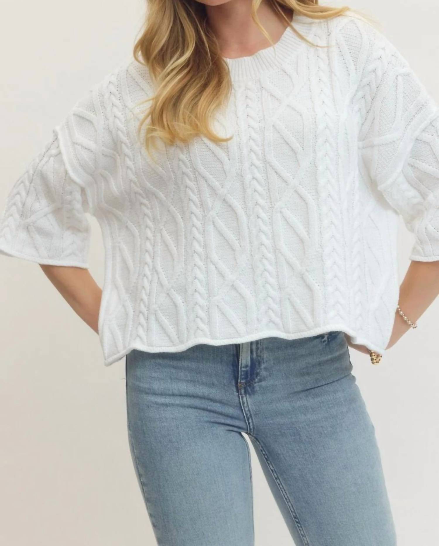 Entro - Textured Treasure Sweater