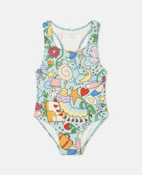 Stella Mccartney - Girl's Summer Printed One Piece Swimsuit
