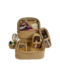 PurseN Women's Mini Diva Cosmetic Case in nude - women's bag - detail view