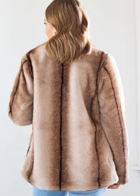 Line And Dot - City Faux Fur Jacket
