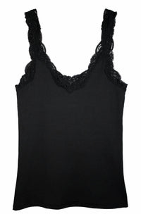 Only Hearts - Women's V-neck Lace Strap Tank