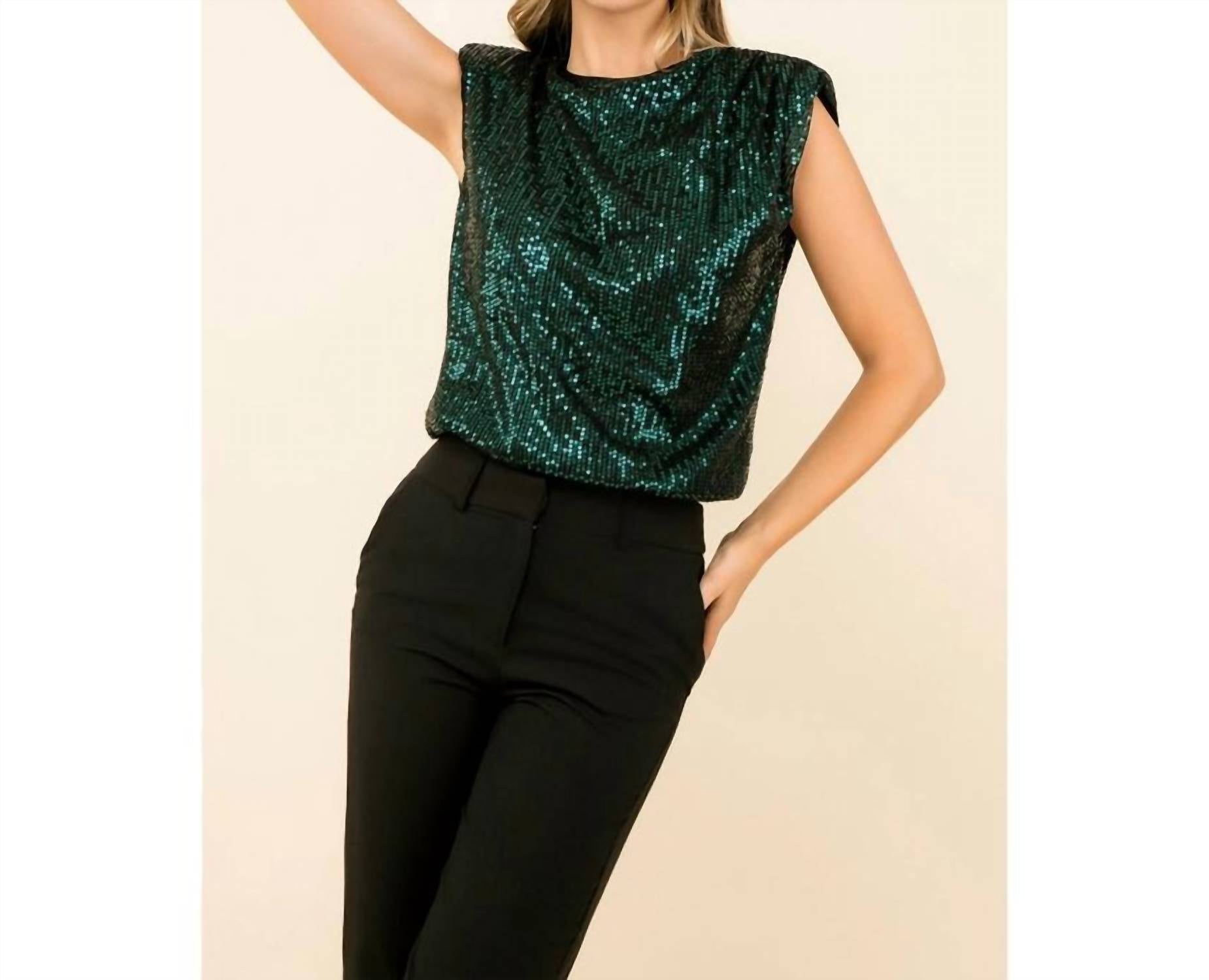 Thml - Sequin Sleeveless Blouse