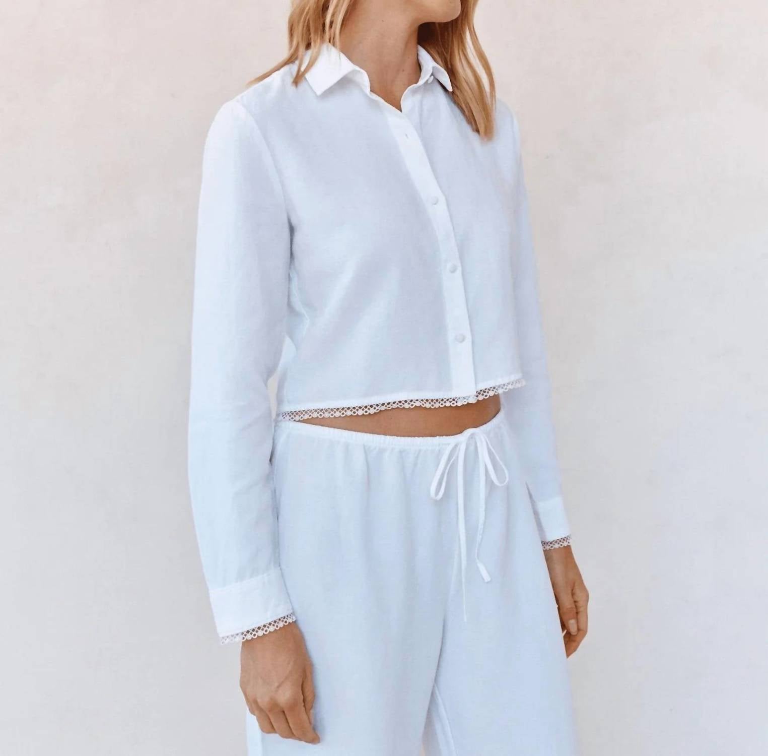 Bella Dahl - Long Sleeve Cropped Shirt