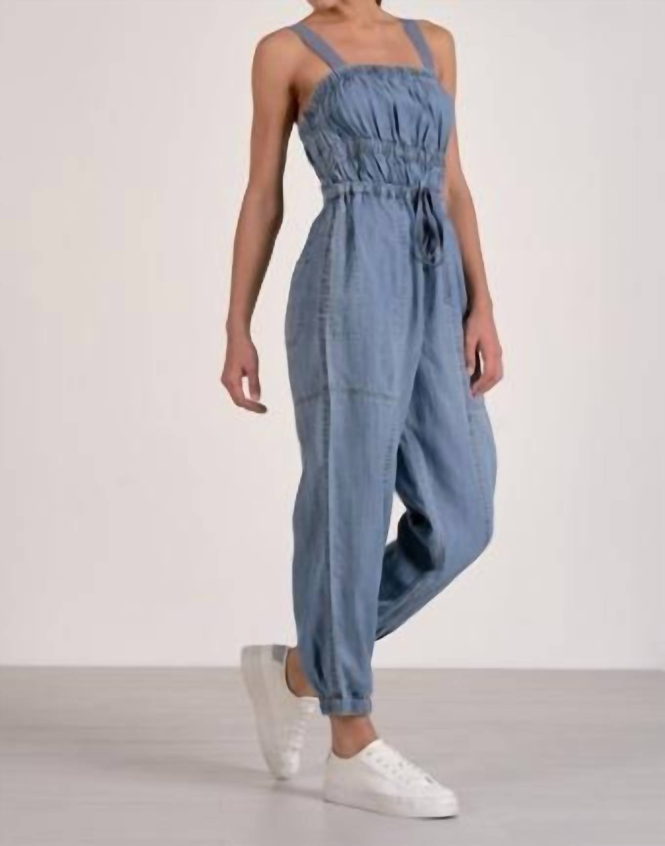 Elan - Smocked Top Jumpsuit
