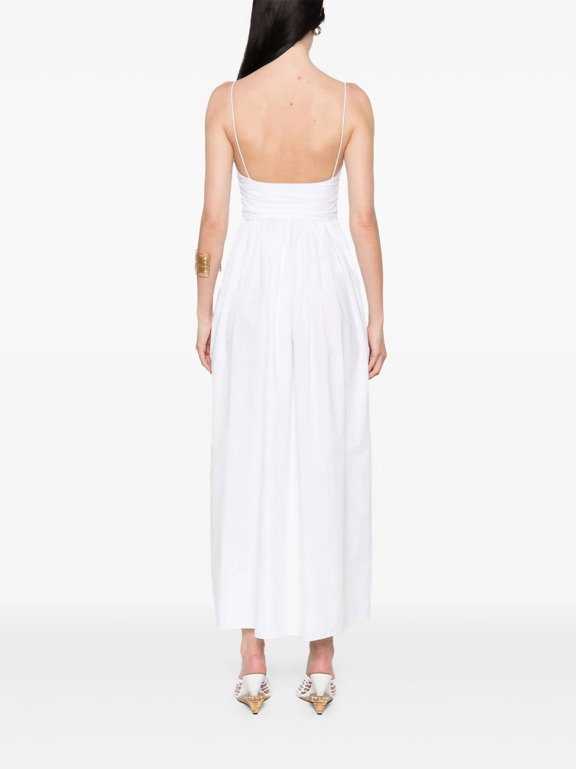 Matteau - Gathered Bodice Midi Dress