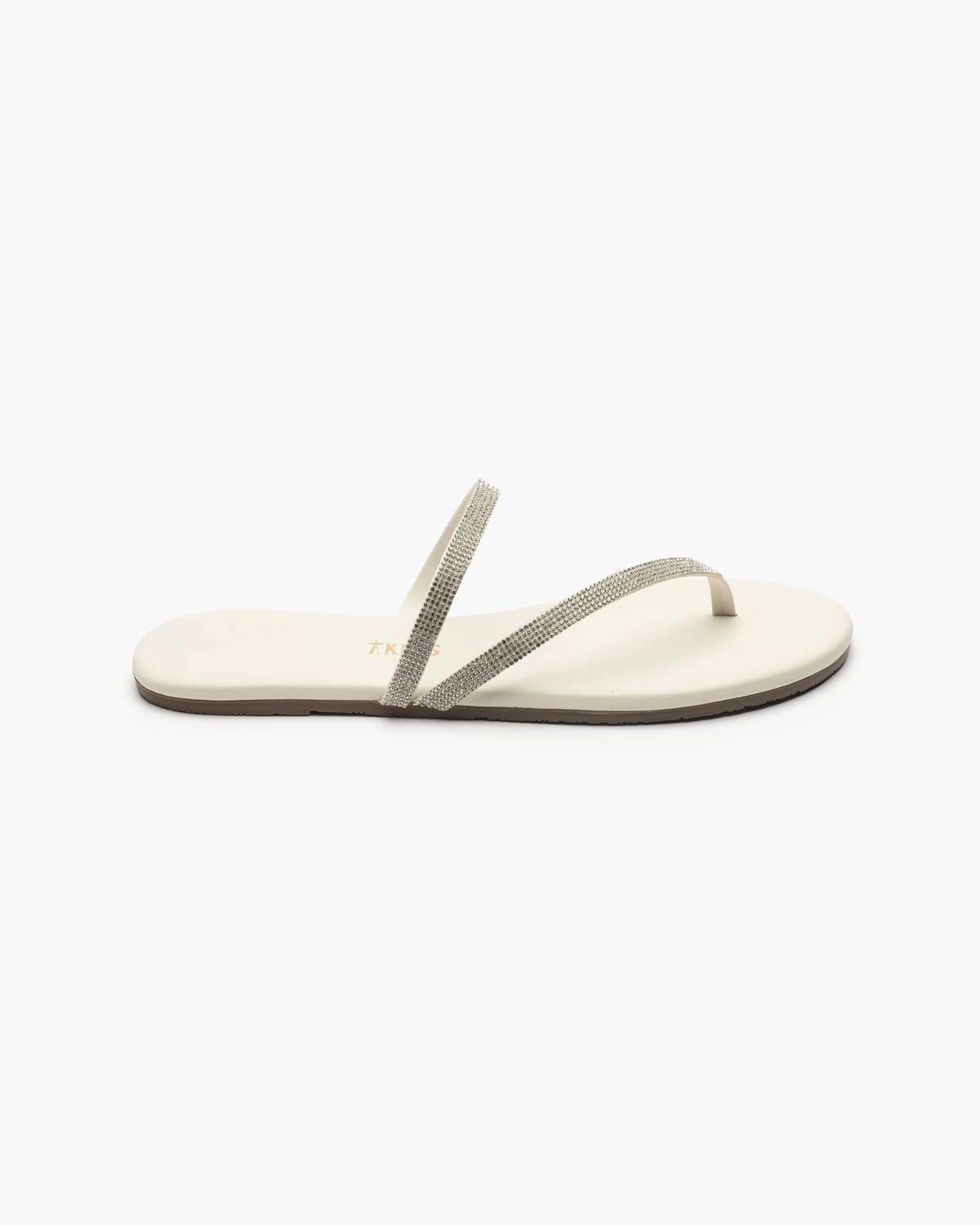 TKEES Women's Infinity Sarit Sandal in cream - women's sandal