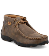 TWISTED X Kid's Chukka Driving Moc Shoes in bomber brown - kids' sneaker