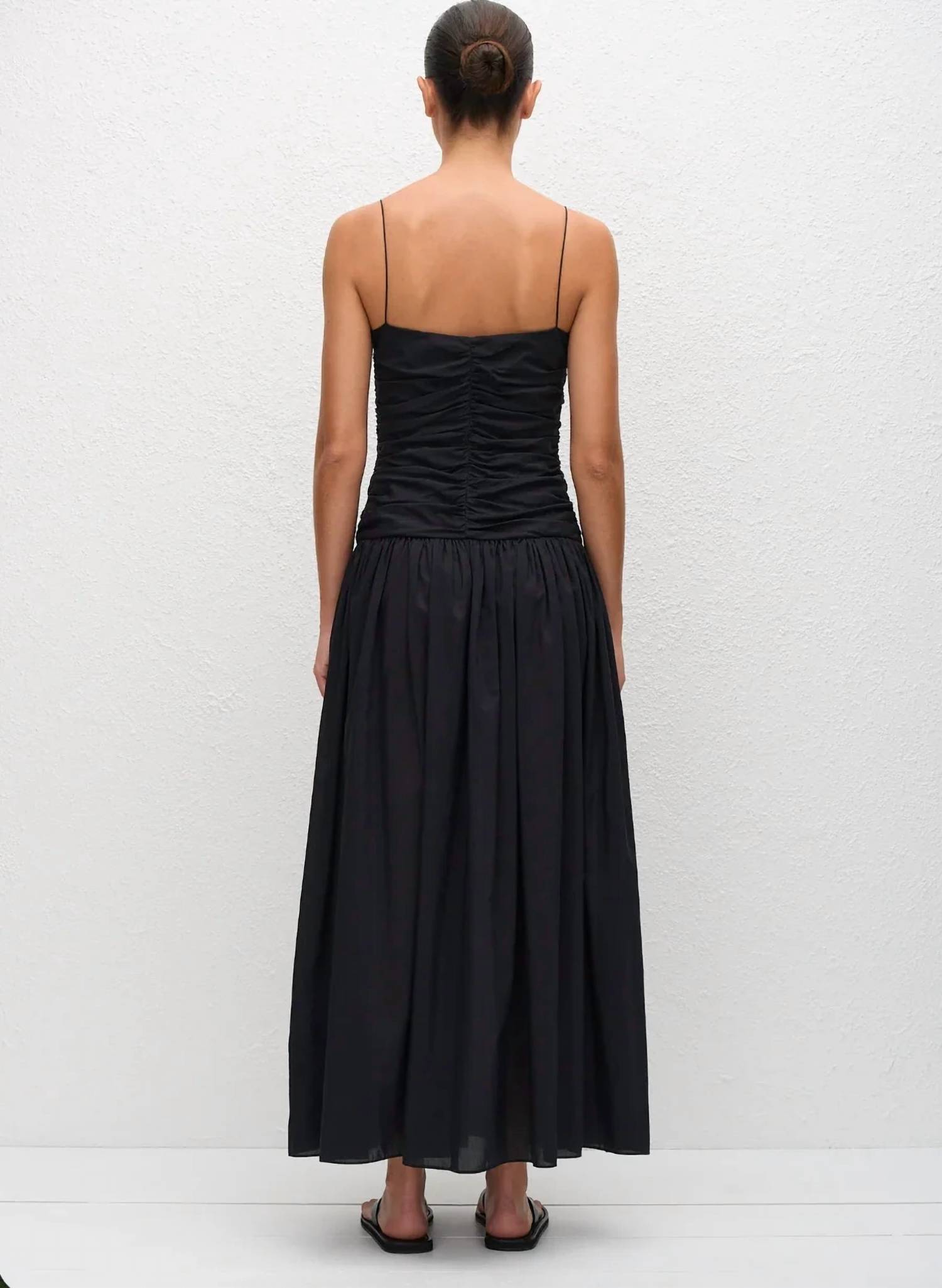 Matteau - Gathered Drop Waist Dress