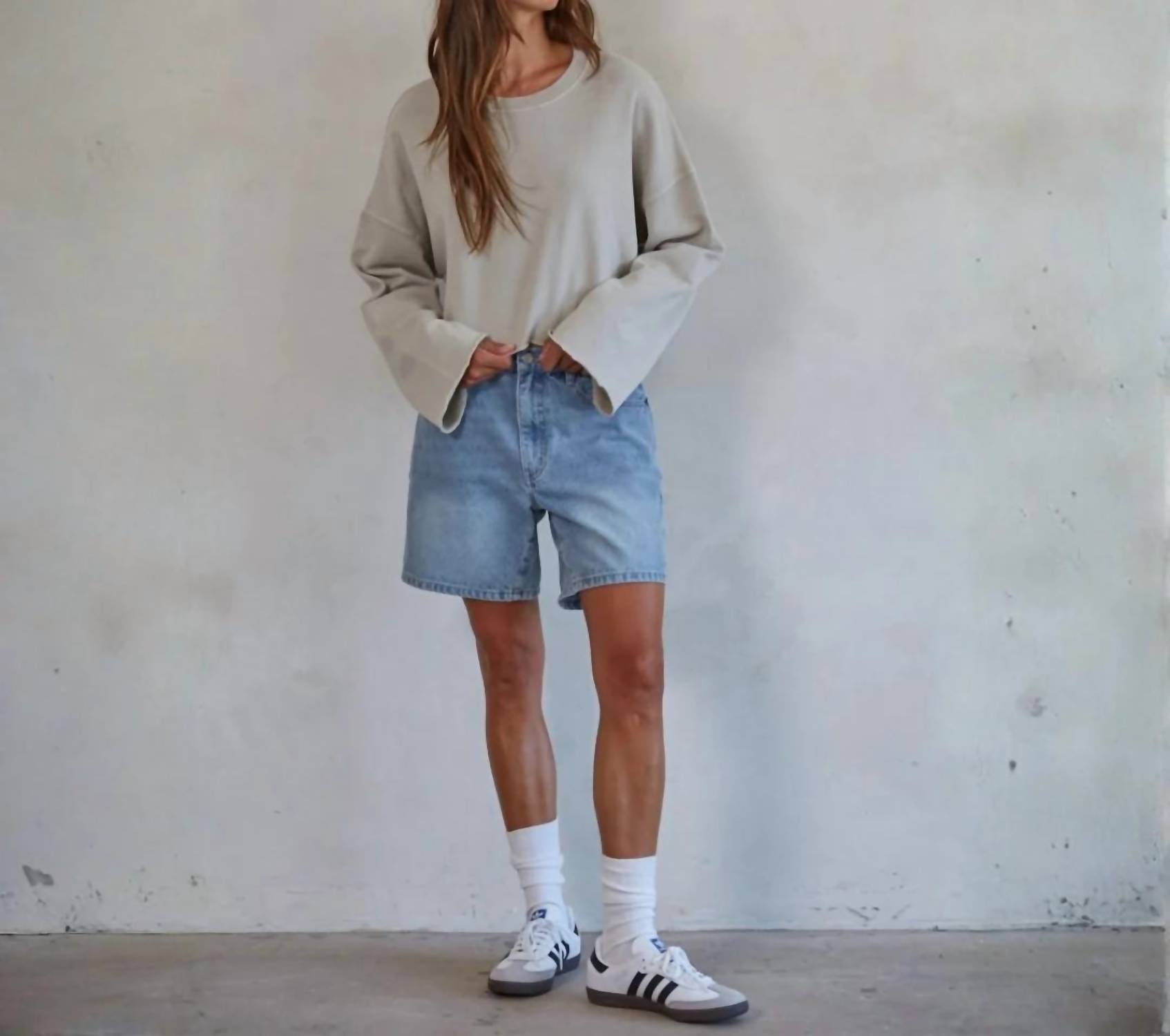 By Together - The Sofia Baggy Denim Short