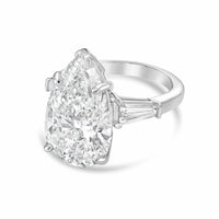 Diana M Jewels - Women's Pear Lab-Grown Diamond Ring (5.00 Ct) - Statement