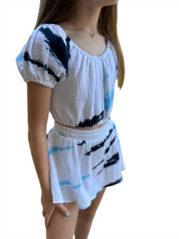 Flowers By Zoe - Girls Tie Dyed Skort