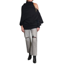 Issey Miyake - Crooked Wool Knit Top