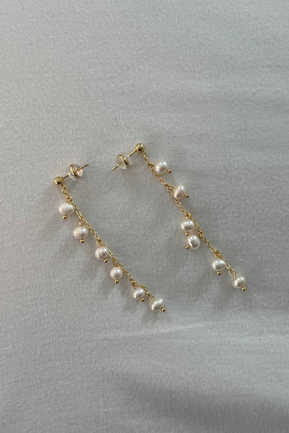 Sahira - Women's Everly Pearl Drop Earring