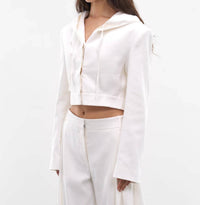 Christopher Esber - Noa Linen Hoodie