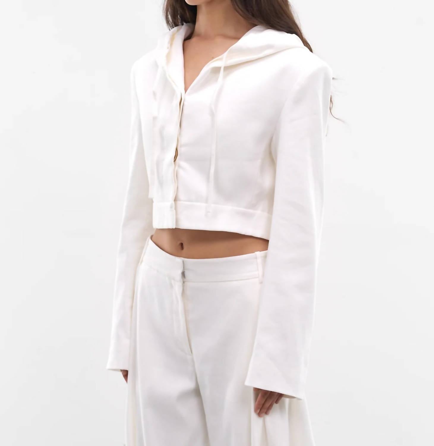 Christopher Esber - Noa Linen Hoodie