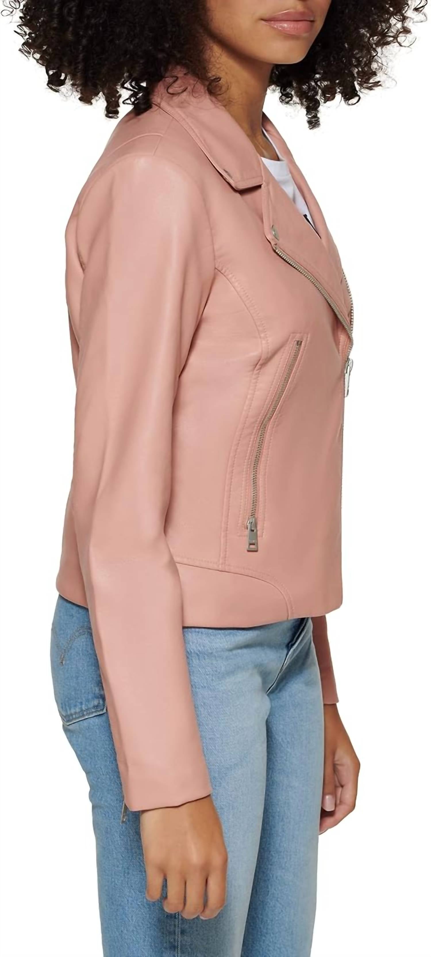 Levi'S - Faux Leather Asymmetrical Moto Jacket