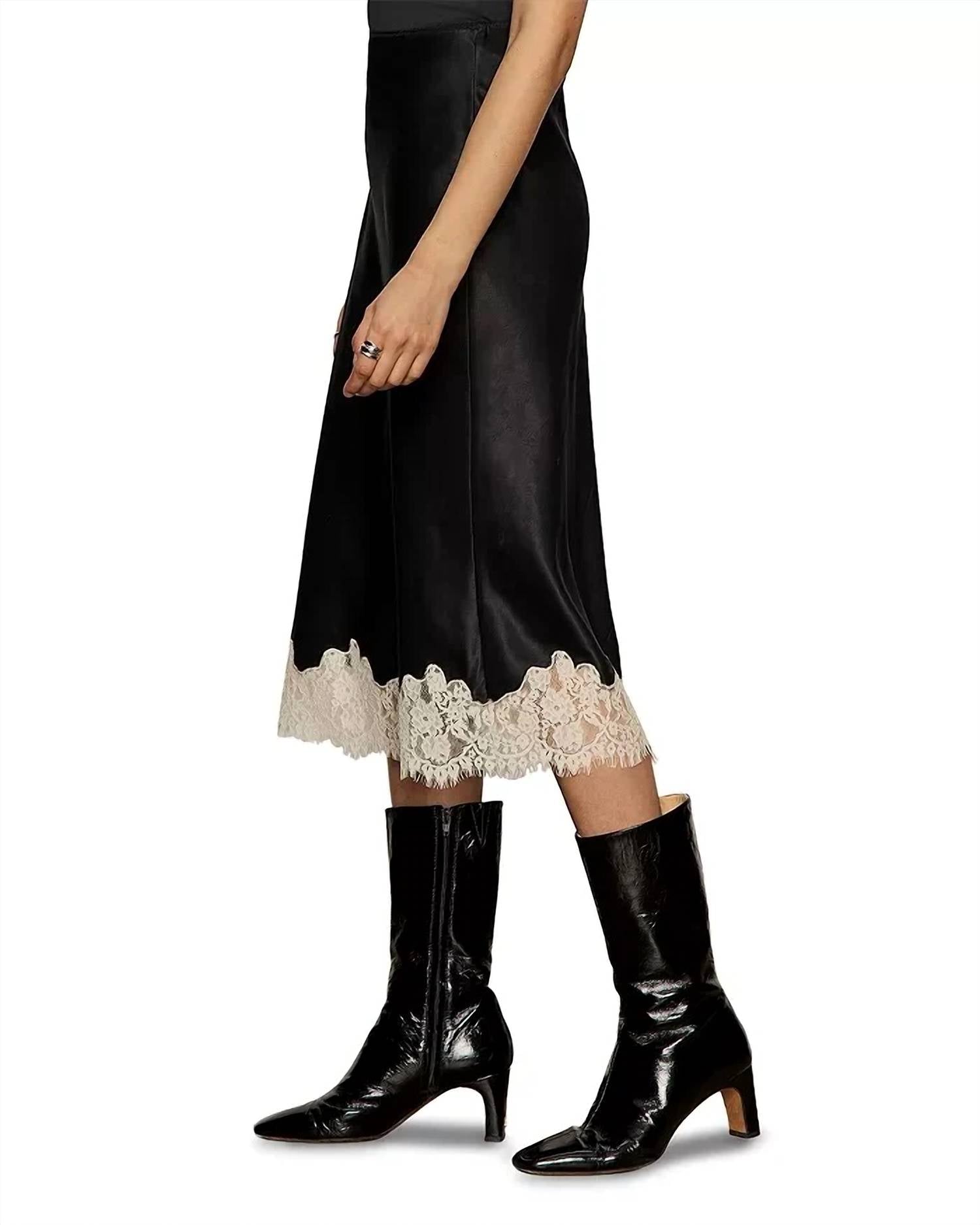 Sanctuary - One Of A Kind Satin Midi Skirt