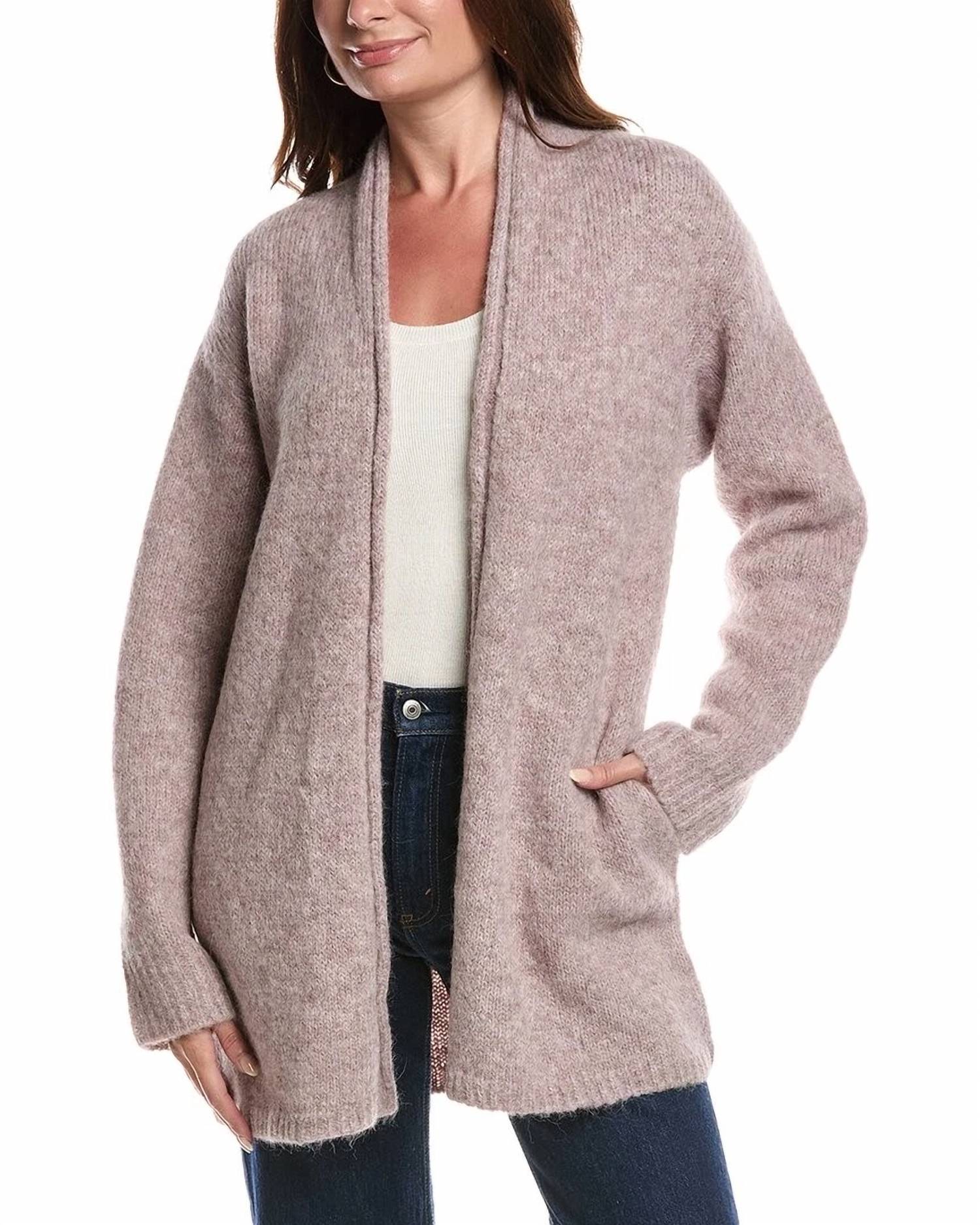 Nation Ltd - Aliyah Open Front Alpaca-blend Cardigan