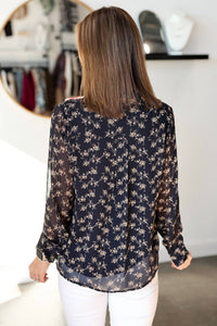 Entro - Guthrie Tie Neck Blouse