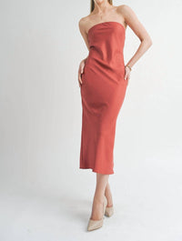 Sage The Label - Jess Tube Sleeveless Midi Dress