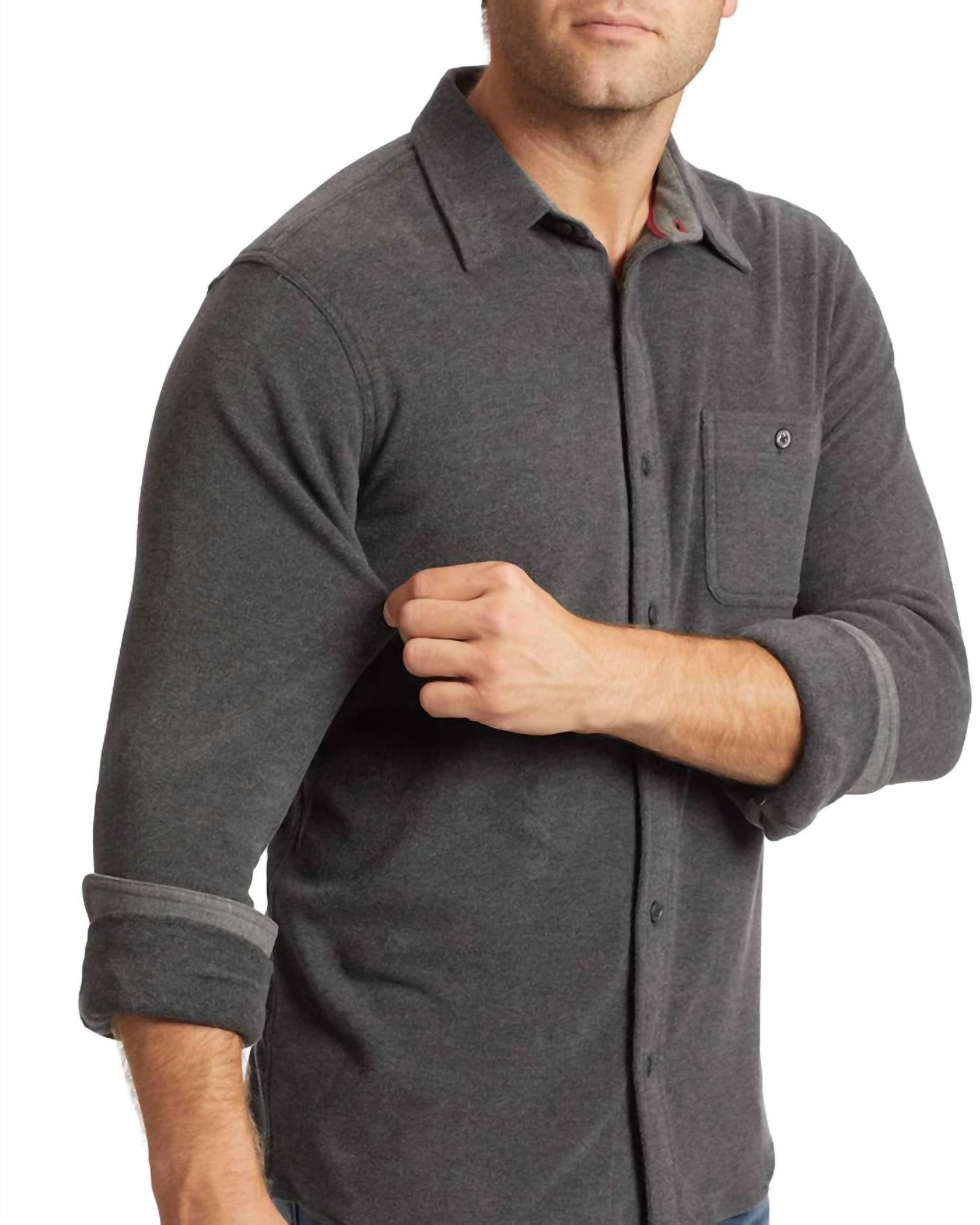 Flags & Anthem - Channing Long Sleeve Hero Knit Flannel Shirt