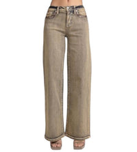 Miss Me - Stitch High Rise Wide Leg Jeans