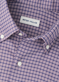 PETER MILLAR Petaluma Performance Twill Shirt in parisian fig - men's shirt - view 4
