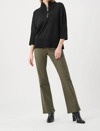 Joseph Ribkoff - Brushed Viscose And Nylon Funnel-neck Sweater