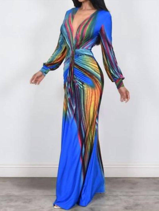 Cameo - Swirl Print Dress