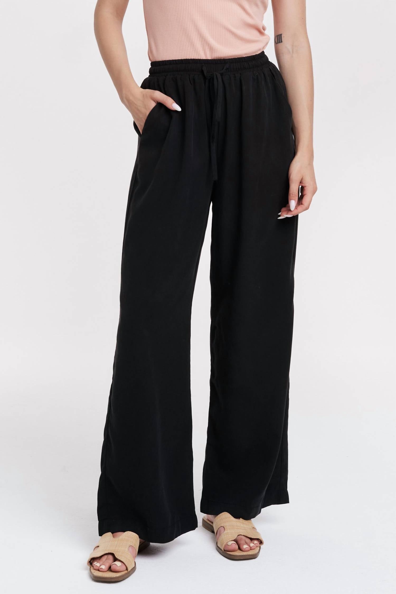 Another Love - Zahara Relaxed Leg Pant With Drawcord Waist