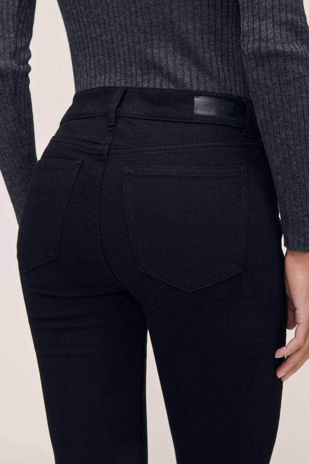 DL1961 - Women's Mara Straight Ankle Leg Jean in black - women's jeans - view 5