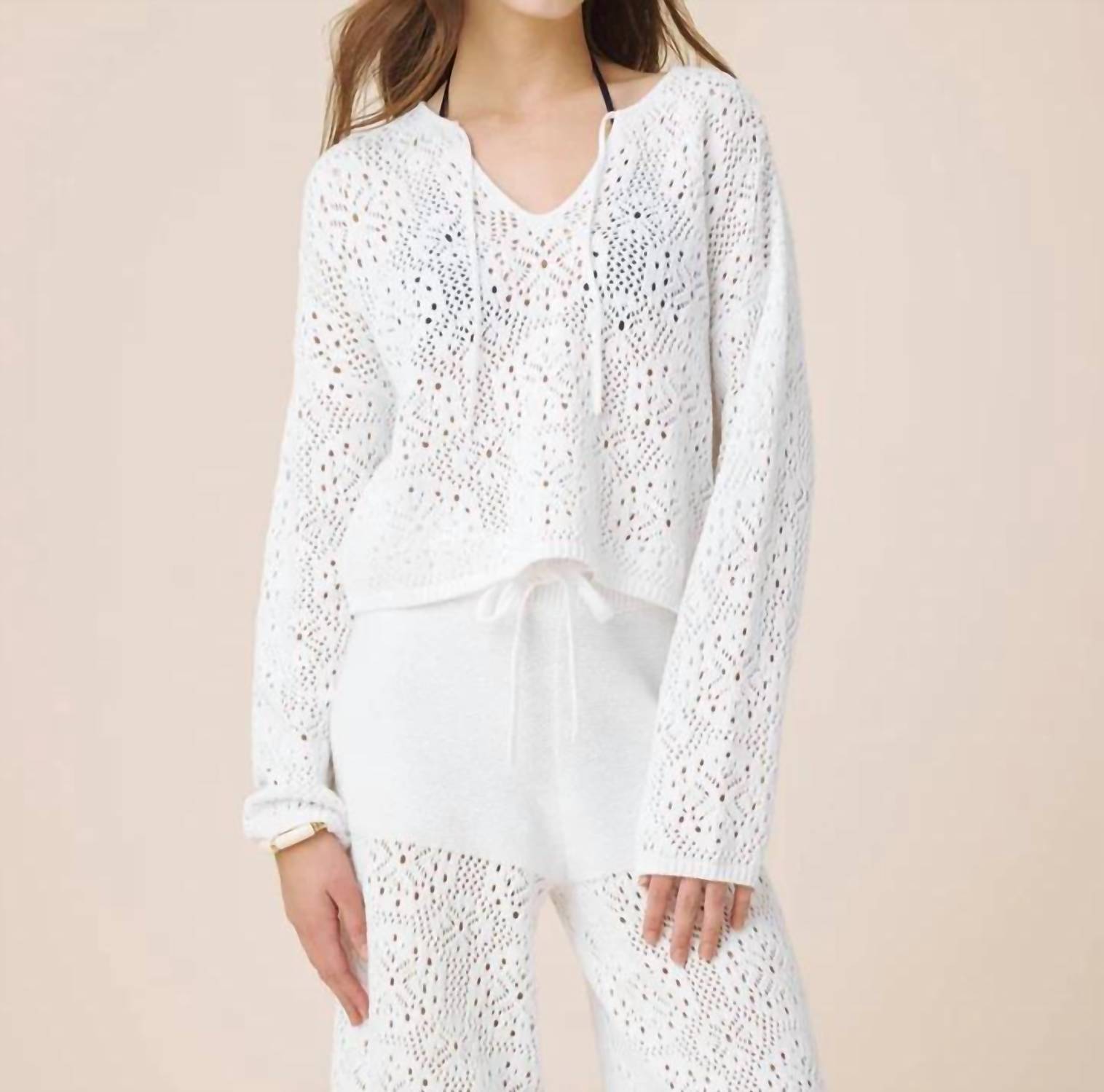 Splendid - Beckham Crochet Sweater