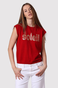 Minnie Rose - Soleil Foil Print Tee