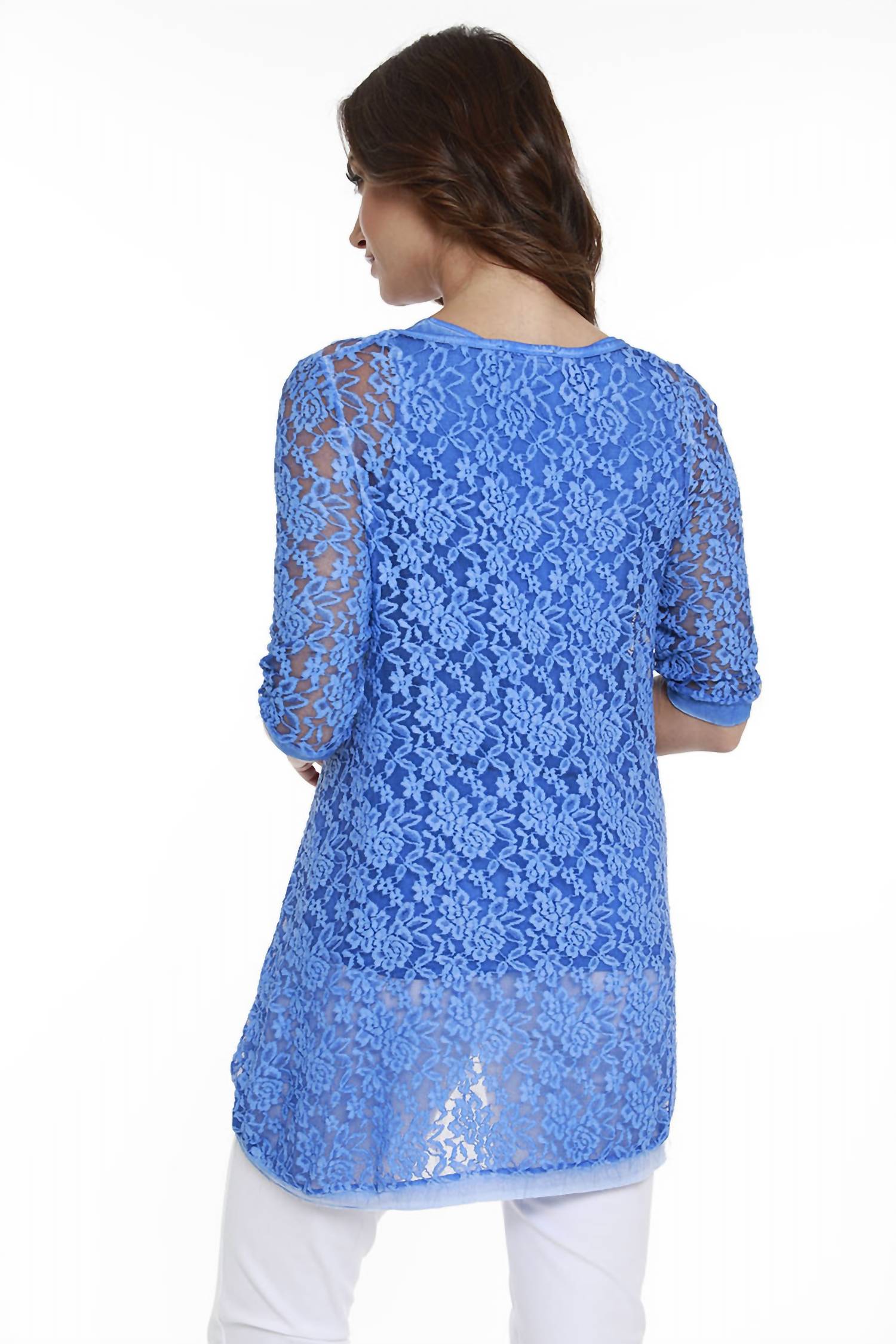 Lace 3/4 Sleeve Tunic