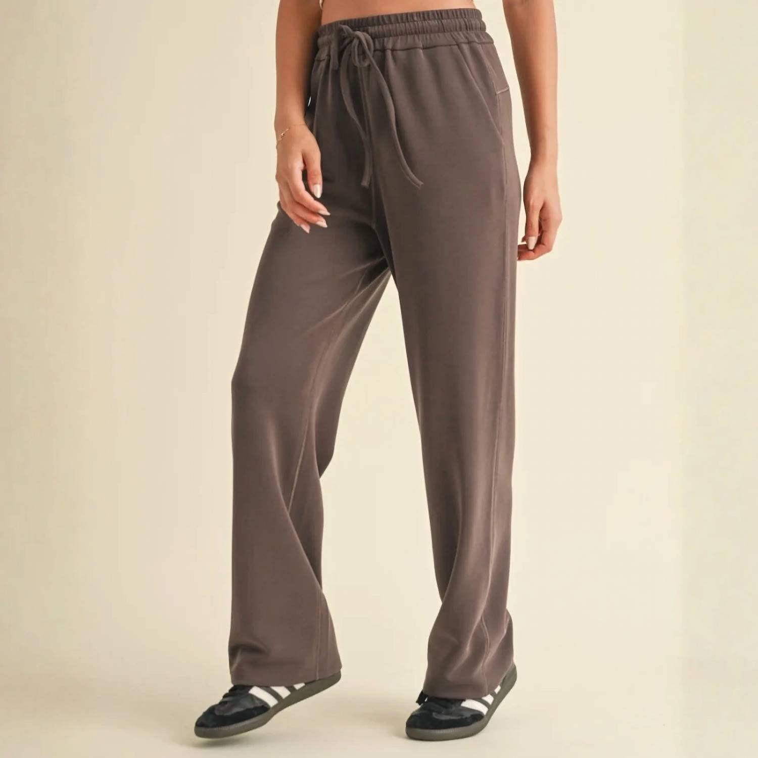 Kimberly C - Zada Super Soft Wide Leg Sweatpants