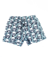 Eight X - Kraken Skulls Print Swim Trunks