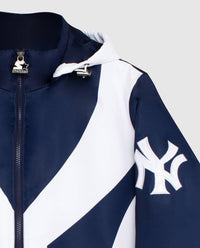 Starter - Men's New York Yankees Hooded Nylon Full-zip Starter Jacket