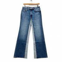 Daily Blue - Virgo Two-tone Wide Leg Jean