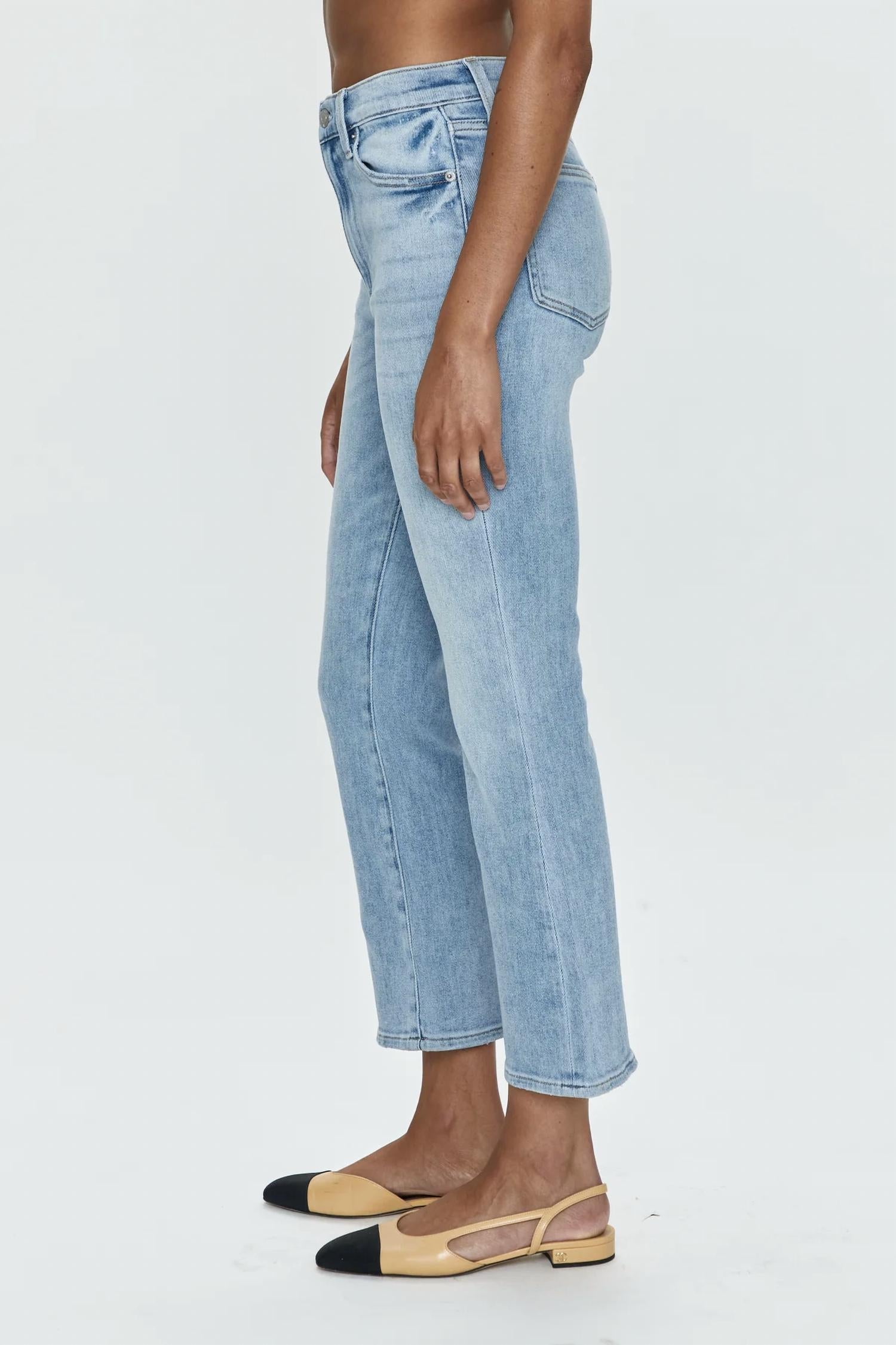 Pistola - Lennon High Rise Crop Denim Jeans