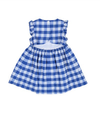 Florence Eiseman - Plaid Seersucker With Flowers Dress