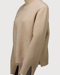 Allude - Pull Over Mock Neck Sweater