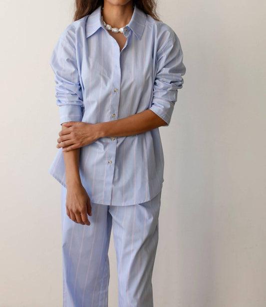 Donni. - Stripe Pop Shirt